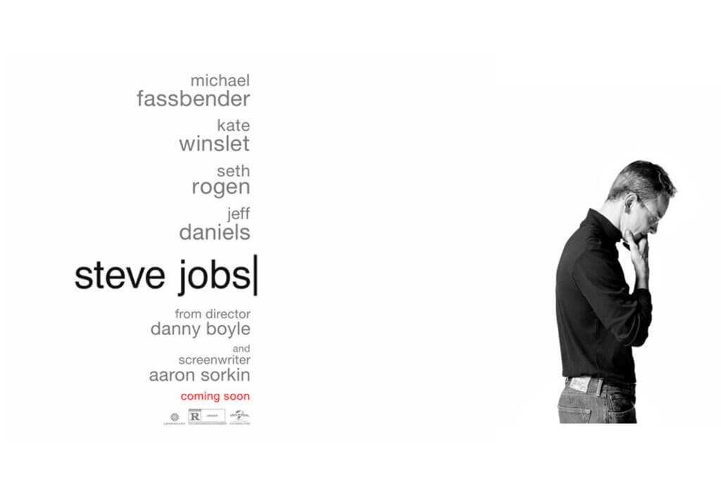 Cartel de la película para emprendedores Steve Jobs